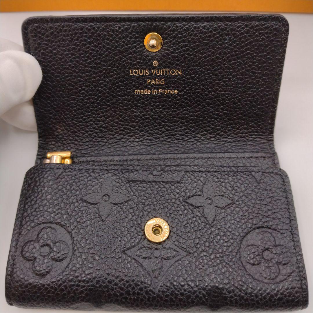 ルイヴィトン モノグラム アンプラント ミュルティクレ 6 キーケース　黒