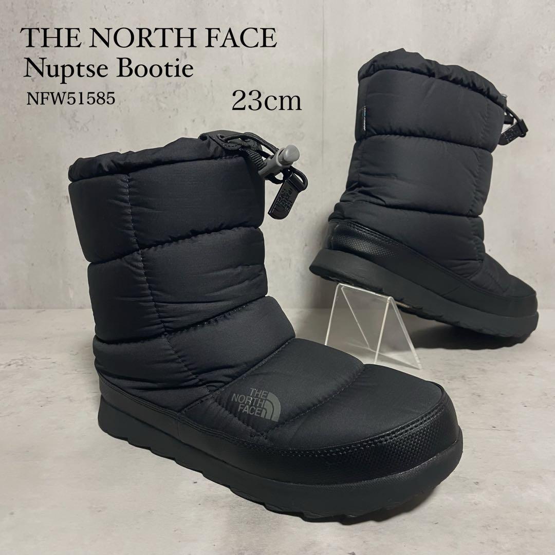 良品　ノースフェイス ヌプシ　ブーティ 23cm レディース 黒 プリマロフト