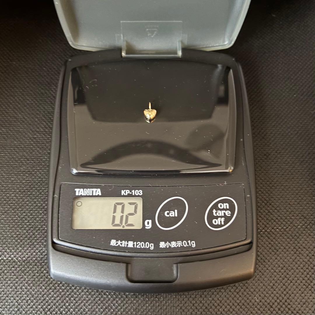 K18 ハート モチーフ ペンダント トップ 18金 PH ゴールド 5.5mm