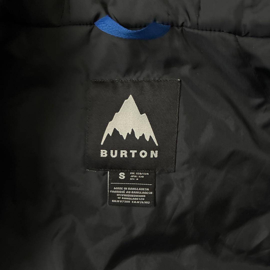 BURTON子ども用スノーボードウェア 上下セット宇宙柄黒　S M