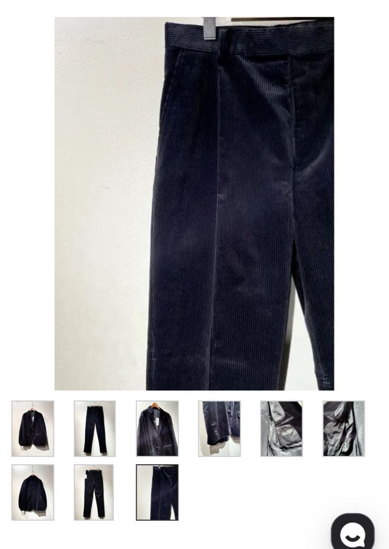 ワコマリア24SS コーデュロイスラックス