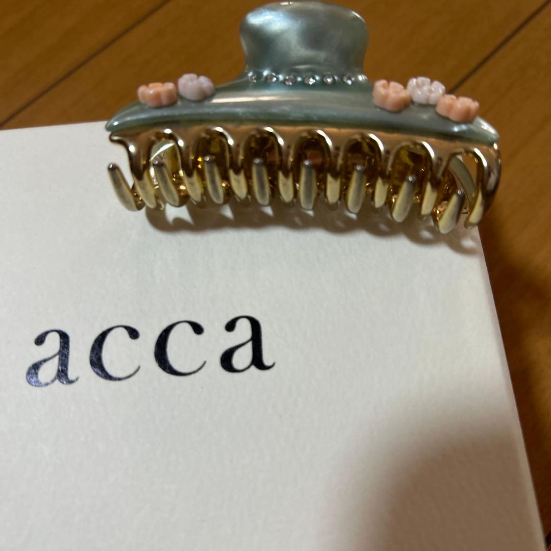 acca 花装飾 ヘアクリップ