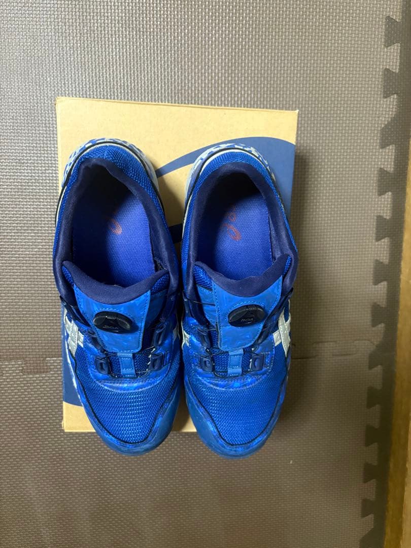 asics CP209 WINJOB BLUE BOA安全靴 青 限定 26.5