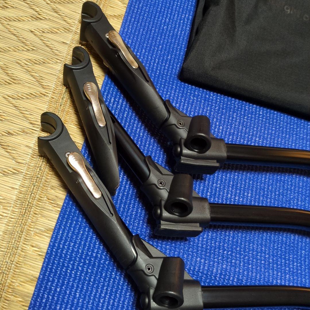 【美品】Helinoxコットワンコンバーチブル　ブラックアウト　キャンプコット