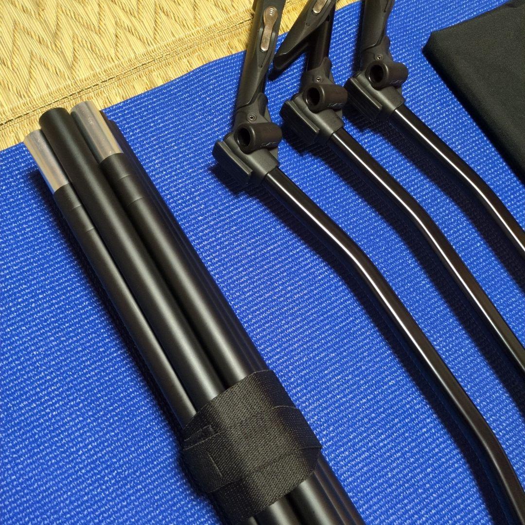 【美品】Helinoxコットワンコンバーチブル　ブラックアウト　キャンプコット