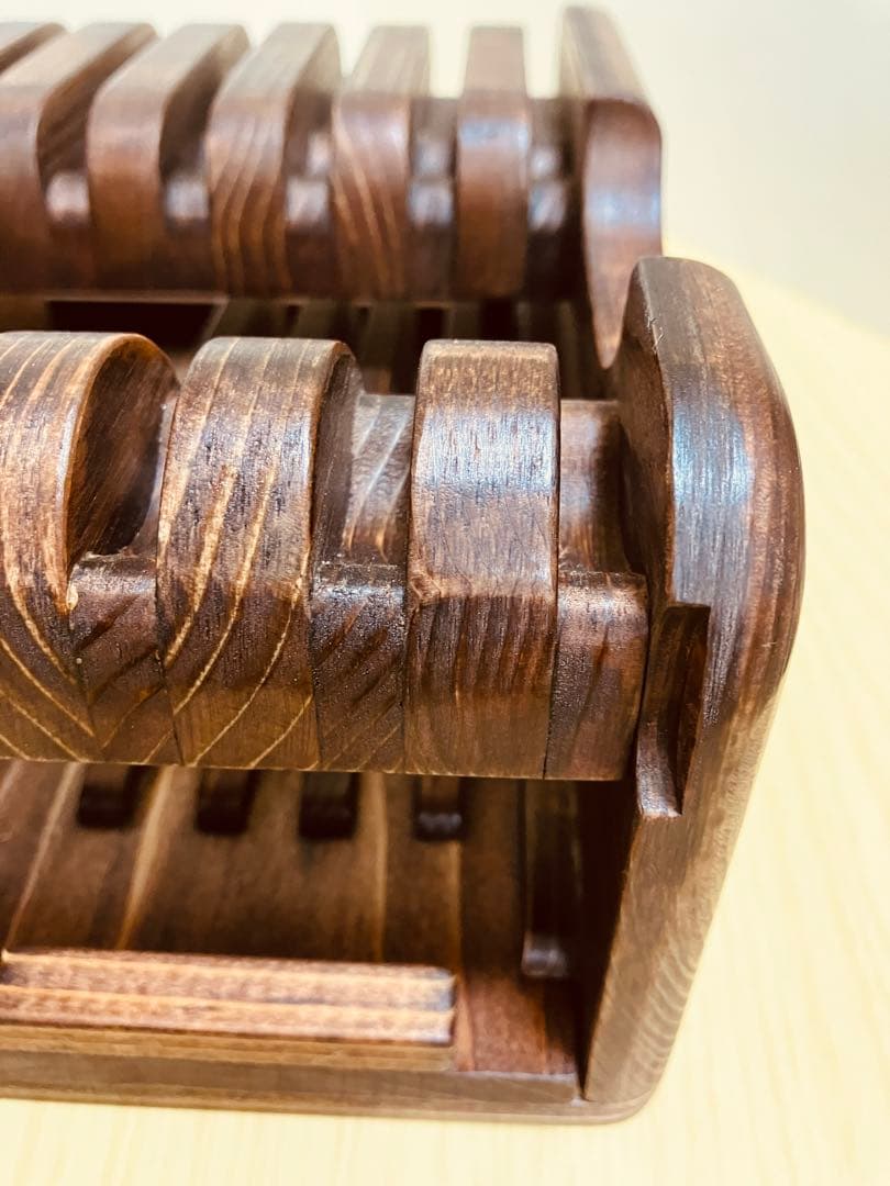 Bタイプ2段シザートレイ　シザースタンド　シザーケース　ハサミ皿　ハサミ置き