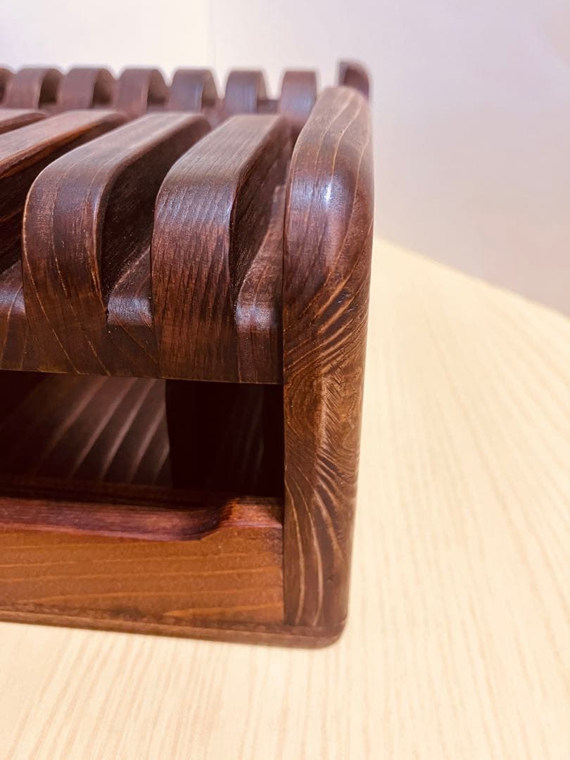 Bタイプ2段シザートレイ　シザースタンド　シザーケース　ハサミ皿　ハサミ置き