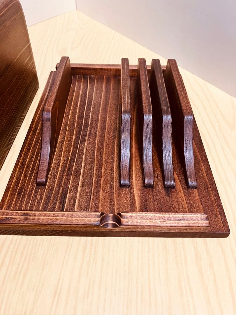 Bタイプ2段シザートレイ　シザースタンド　シザーケース　ハサミ皿　ハサミ置き