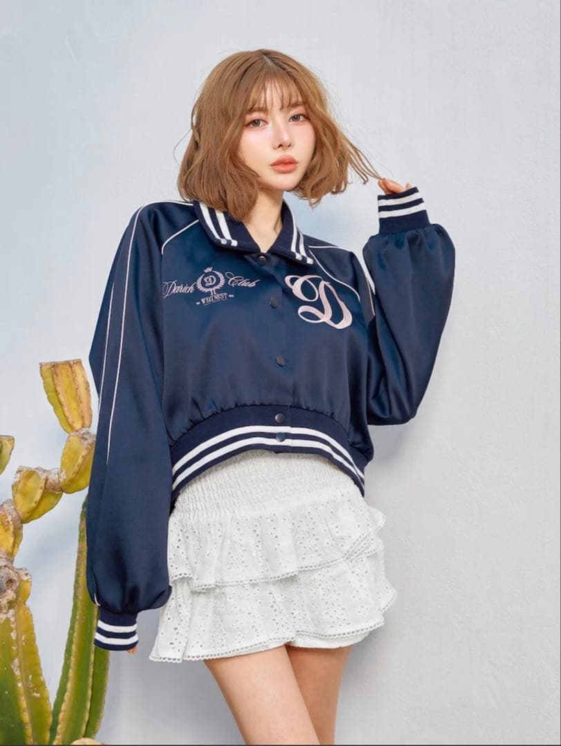 新品★タグ付き　ダーリッチDarich Clubスカジャン　ネイビー