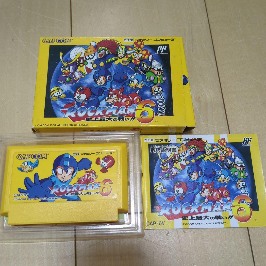 ロックマン6　史上最大の戦い！　ファミコンソフト
