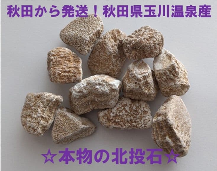 ★秋田発『北投石』７４グラム 100%本物!! 秋田玉川温泉産 放射線量測定済