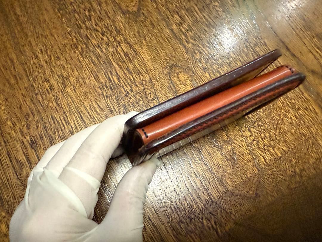 フラットヘッド　コードバン　名刺入れ