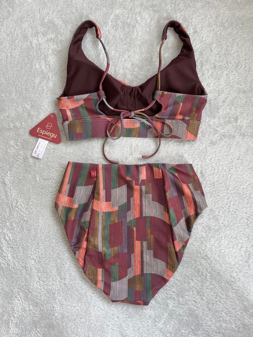 新品Espiegu ビキニsetボルドー［M-L］