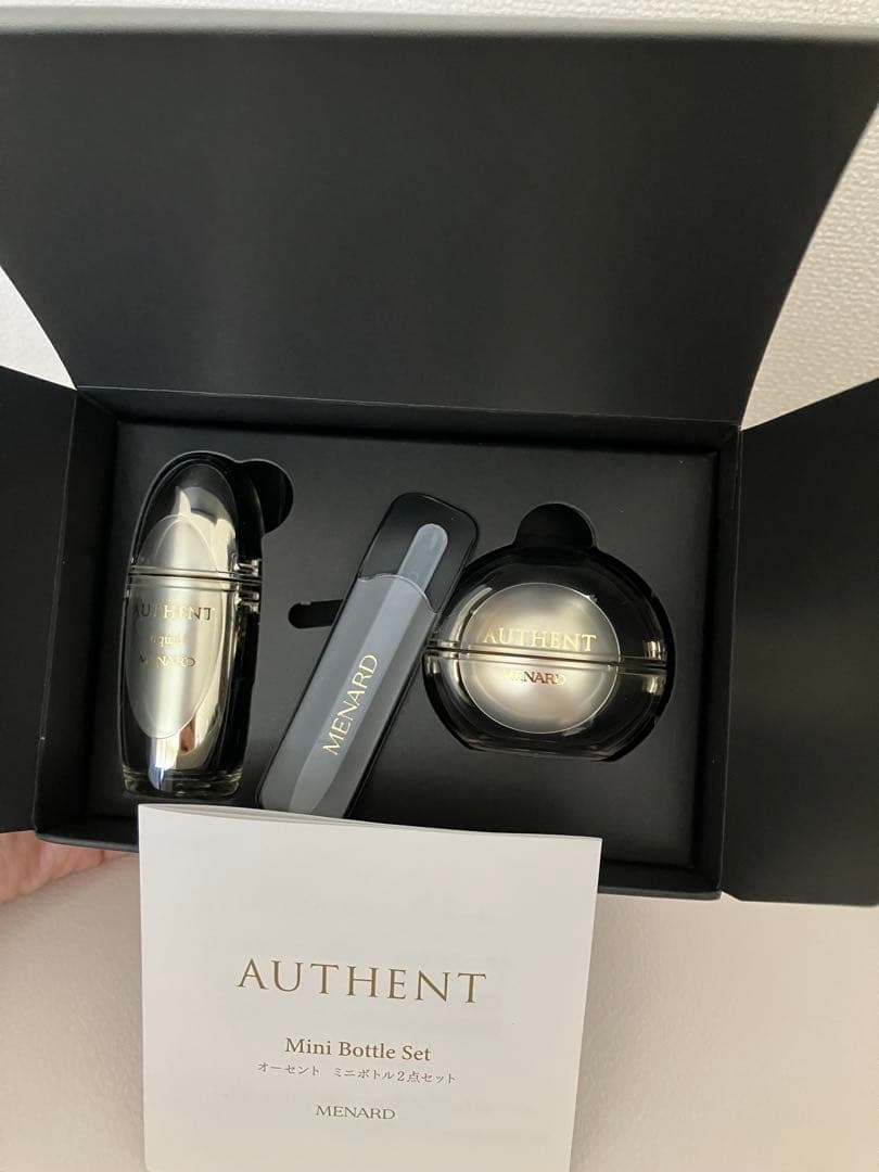 フェイスクリーム MENARD AUTHENT Mini Bottle Set
