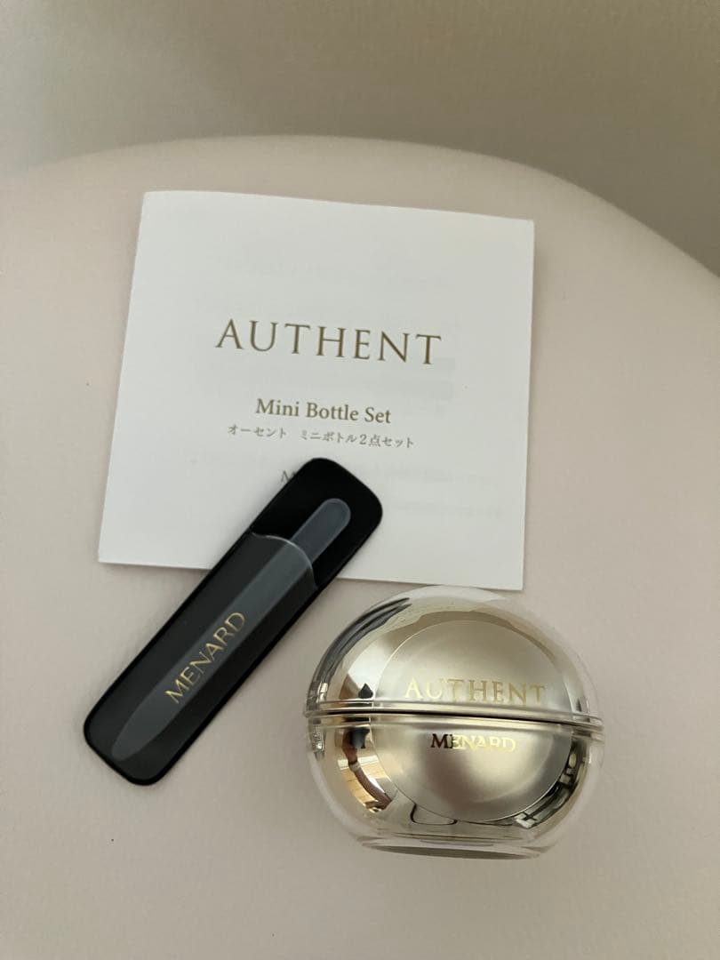 フェイスクリーム MENARD AUTHENT Mini Bottle Set