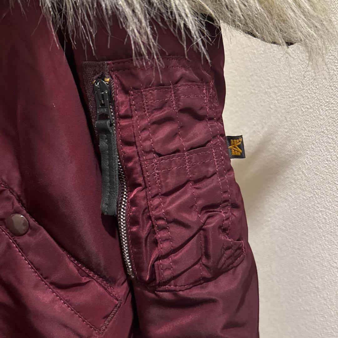 90's USA製 ALPHA INDUSTRIES N2B ボルドー