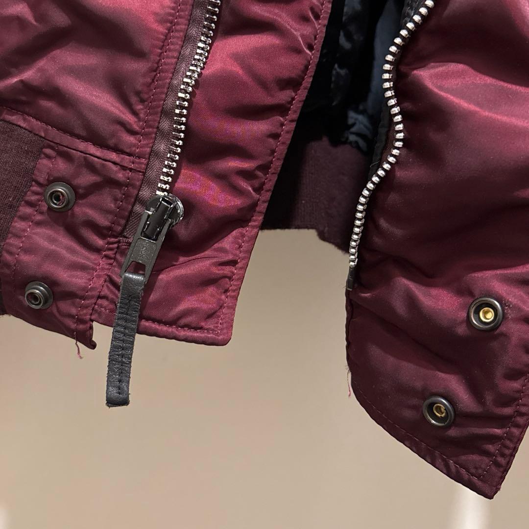 90's USA製 ALPHA INDUSTRIES N2B ボルドー