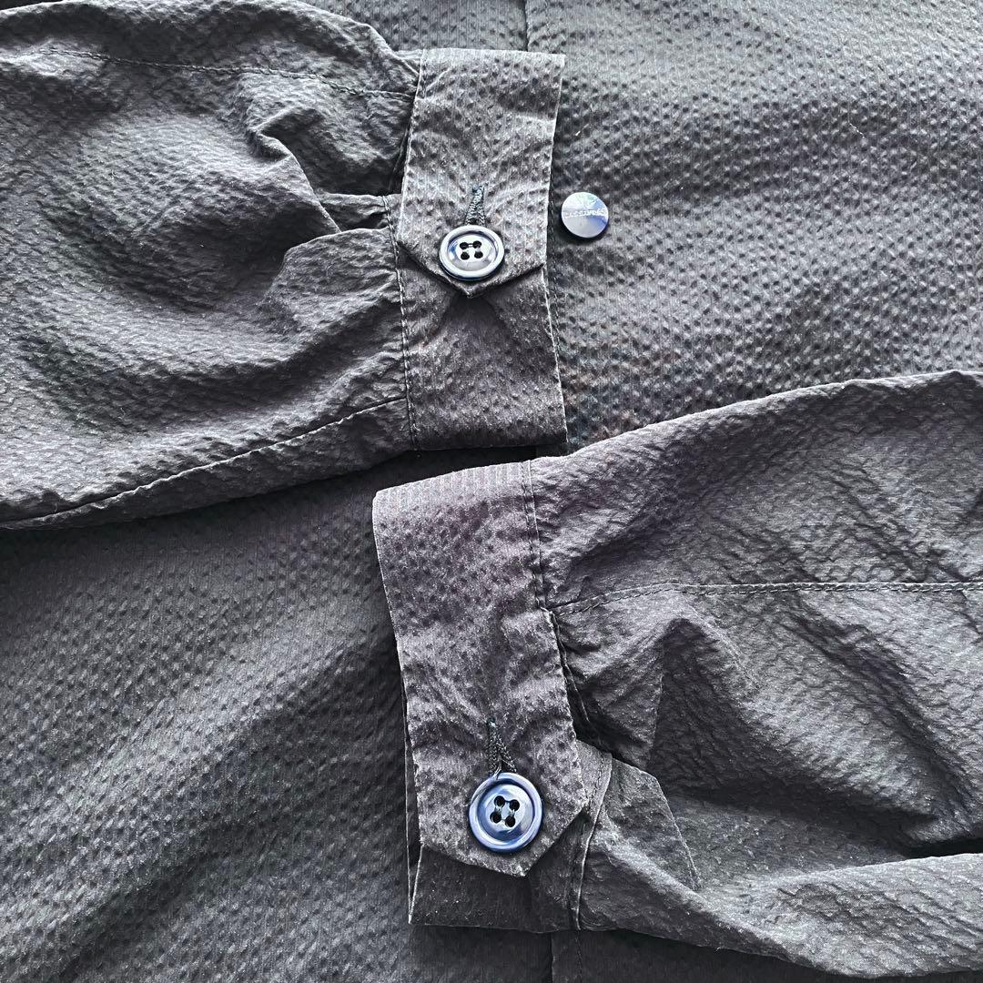 【美品】SASSAFRAS ジャケット ネイビー 背面ポケット付き 日本製 Ｌ