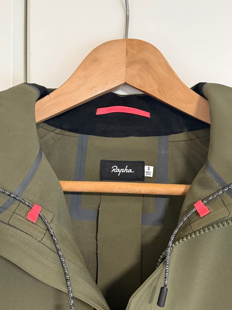 Rapha フード付き レインジャケット 2 SMALL Olive 美品