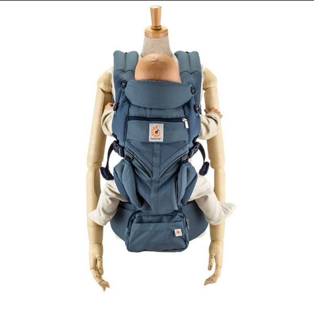 エルゴ抱っこ紐 オムニ360クールエアメッシュ ベビーキャリア　黒　並行輸入品