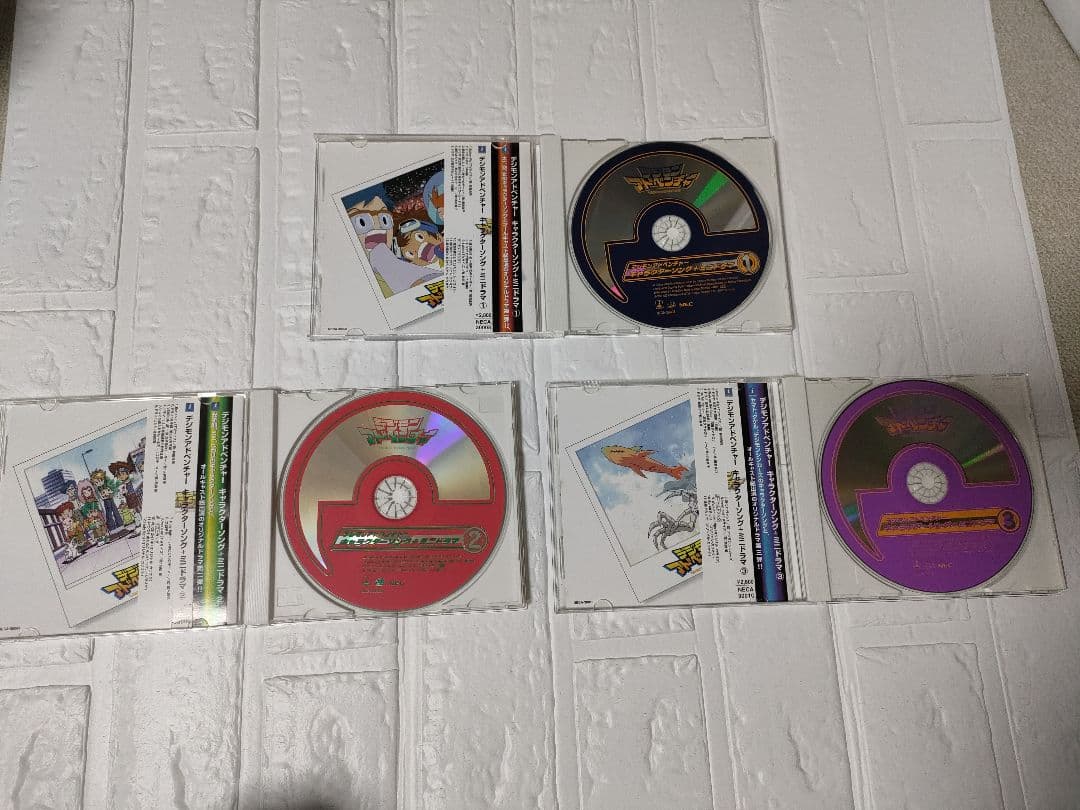 【初回特典付】デジモンアドベンチャー キャクターソング+ミニドラマCD３枚セット