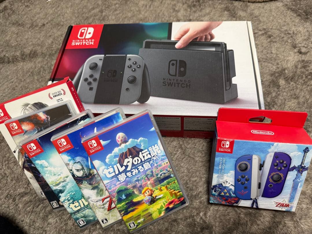 ワ*…様 Nintendo Switch 本体　ソフトセット　ゼルダ