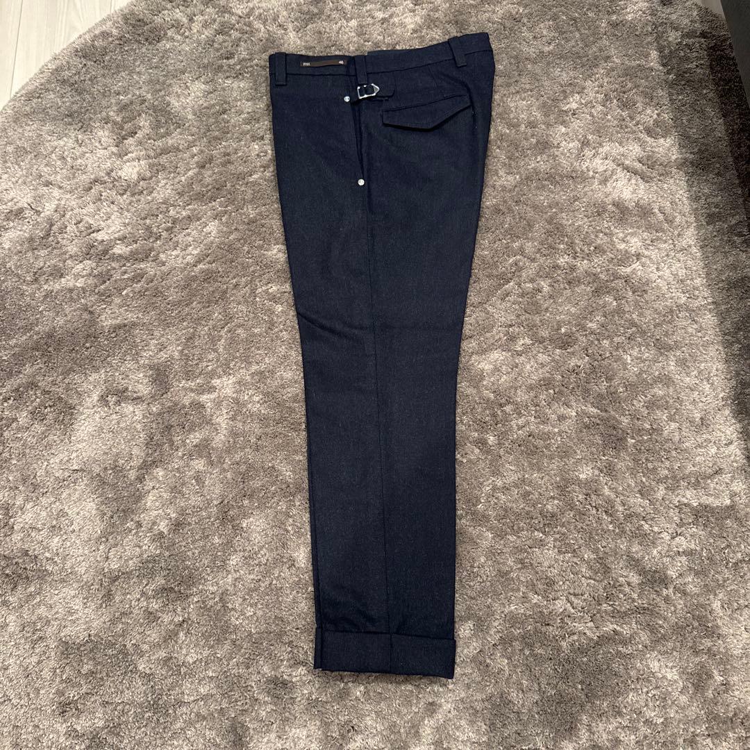 極美品　PT01 ピーティーゼロウーノ　スラックス　ネイビー　46 M