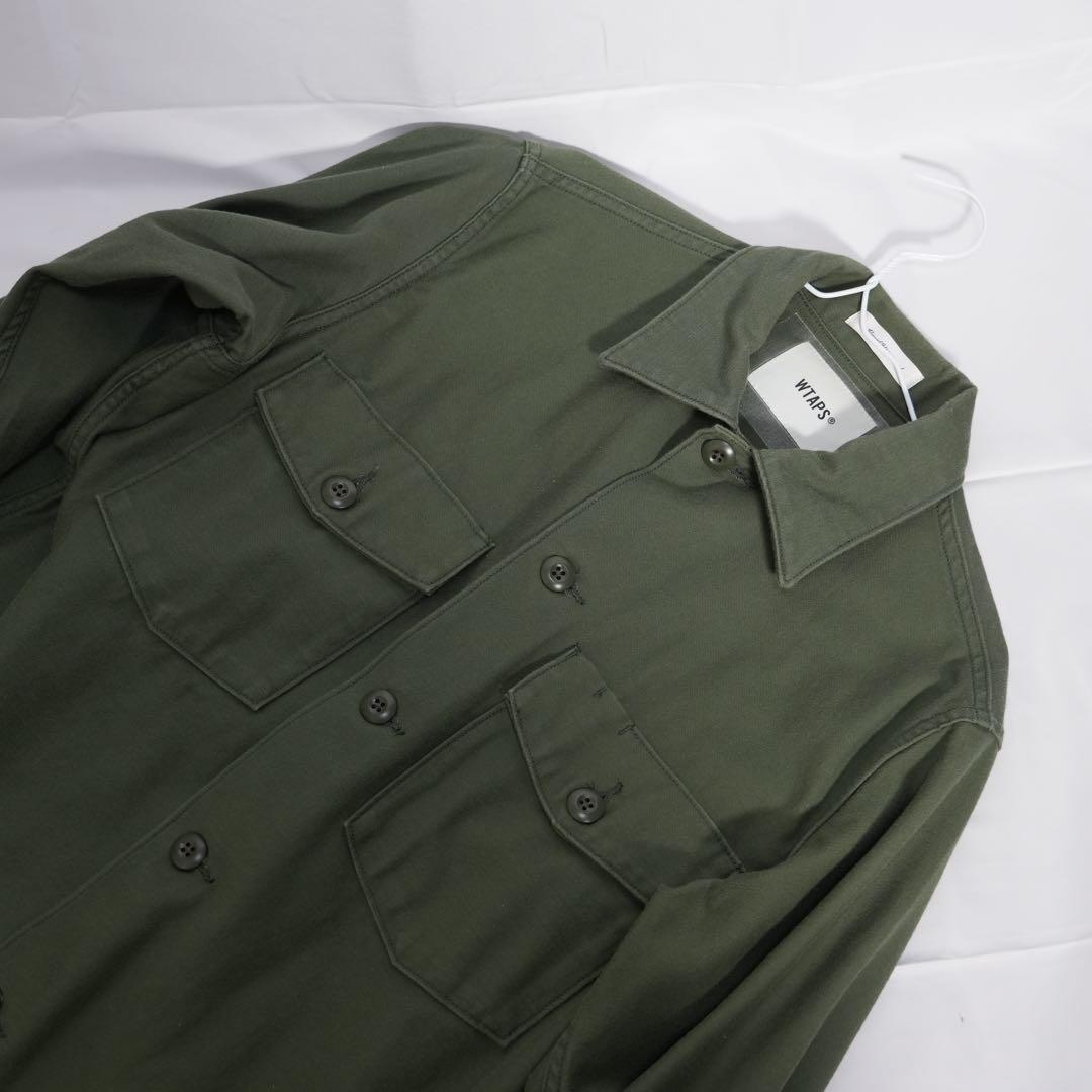 WTAPS セットアップ ミリタリーシャツジャケット パンツ オリーブ X02