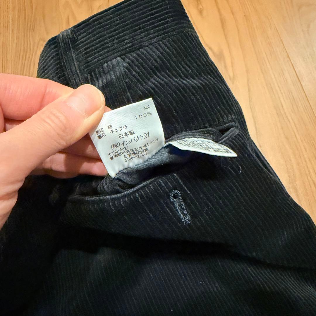 ブラック ◎ 90s POLO ラルフローレン 太畝 コーデュロイパンツ