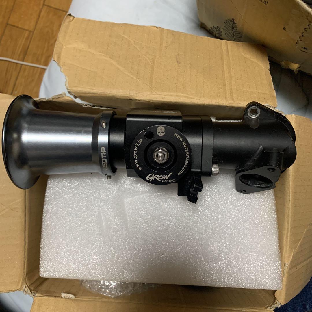 VGGROWビックスロットル ロングファンネル ステルスミラー3点セット