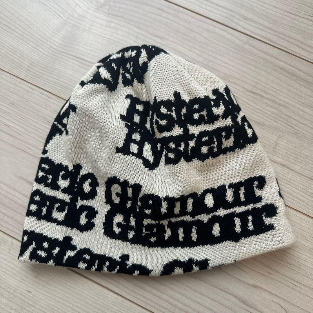 Hysteric glamour typeロゴ　ビーニー