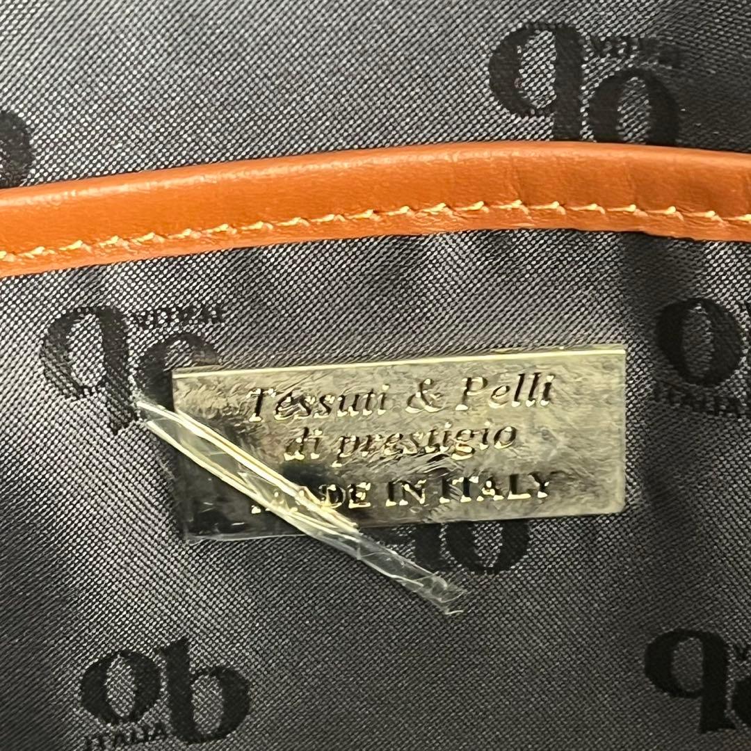 ✨未使用保管✨　Orobianco 　レザー　ナイロン　ビジネスバッグ　ネイビー