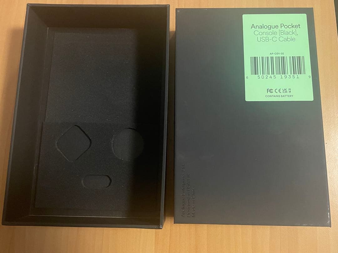 Analogue Pocket ゲーム機 ブラック