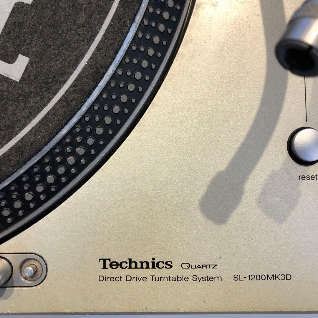 Technics SL-1200MK3Dターンテーブル 電源入りました