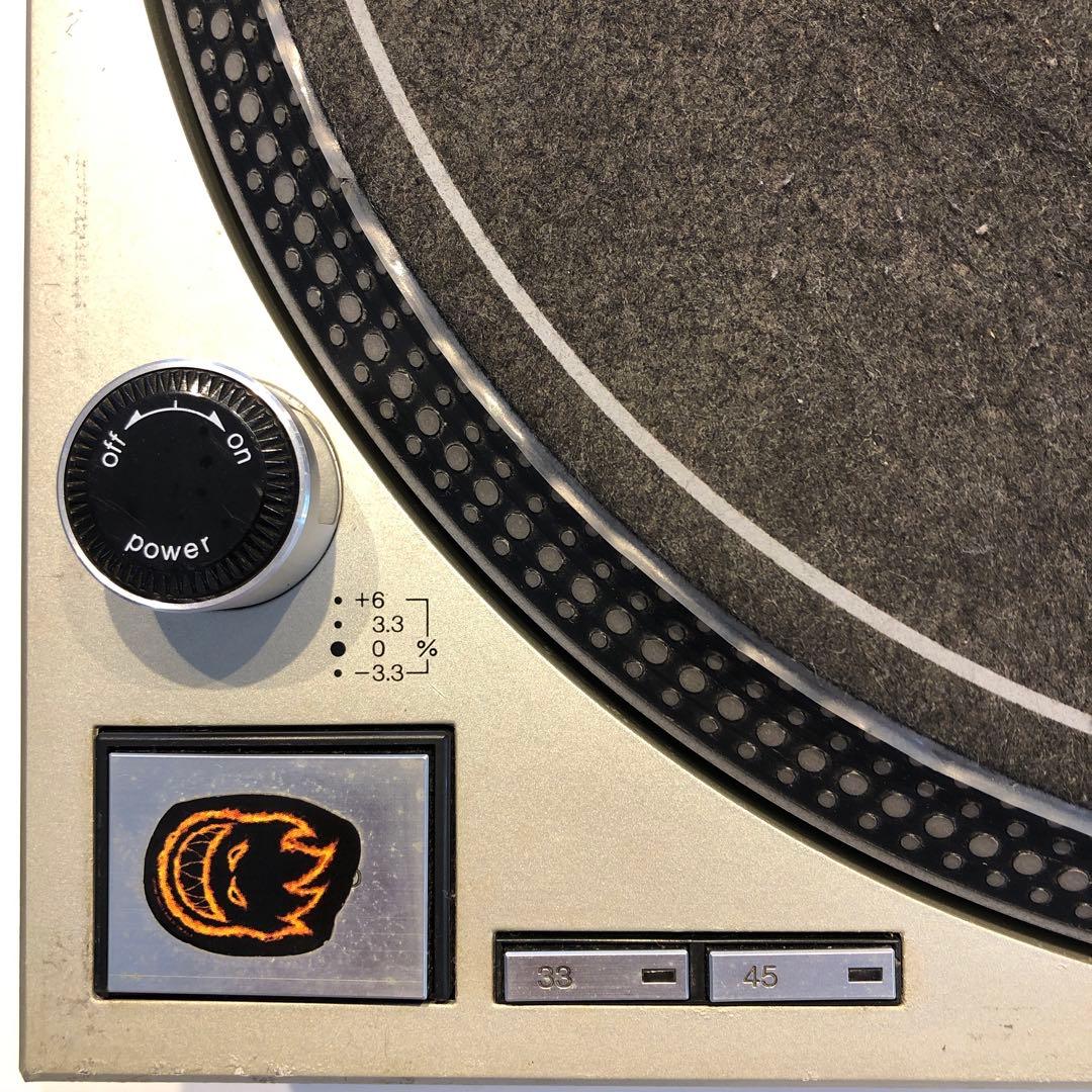 Technics SL-1200MK3Dターンテーブル 電源入りました