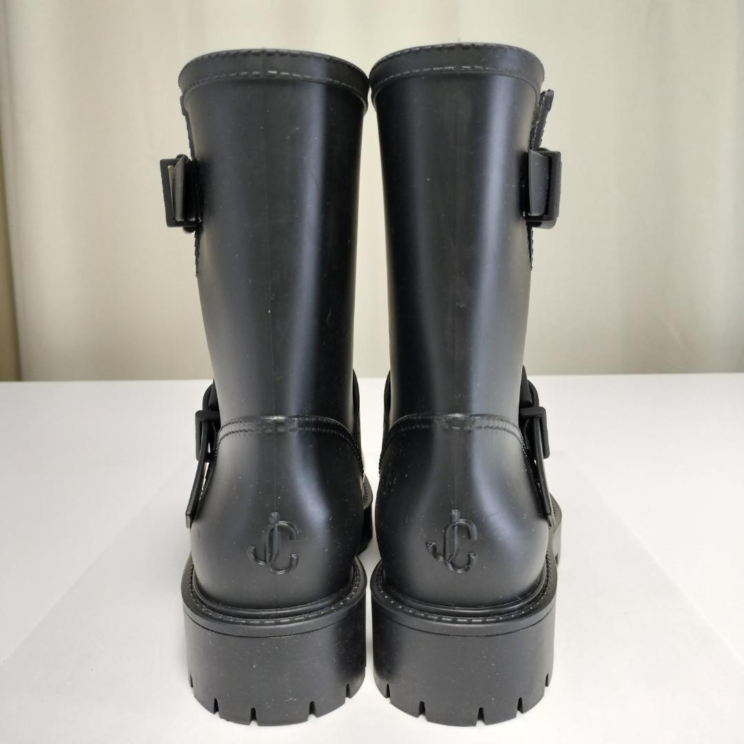 ⑲ JIMMY CHOO ジミーチュウ レインブーツ 36 23cm
