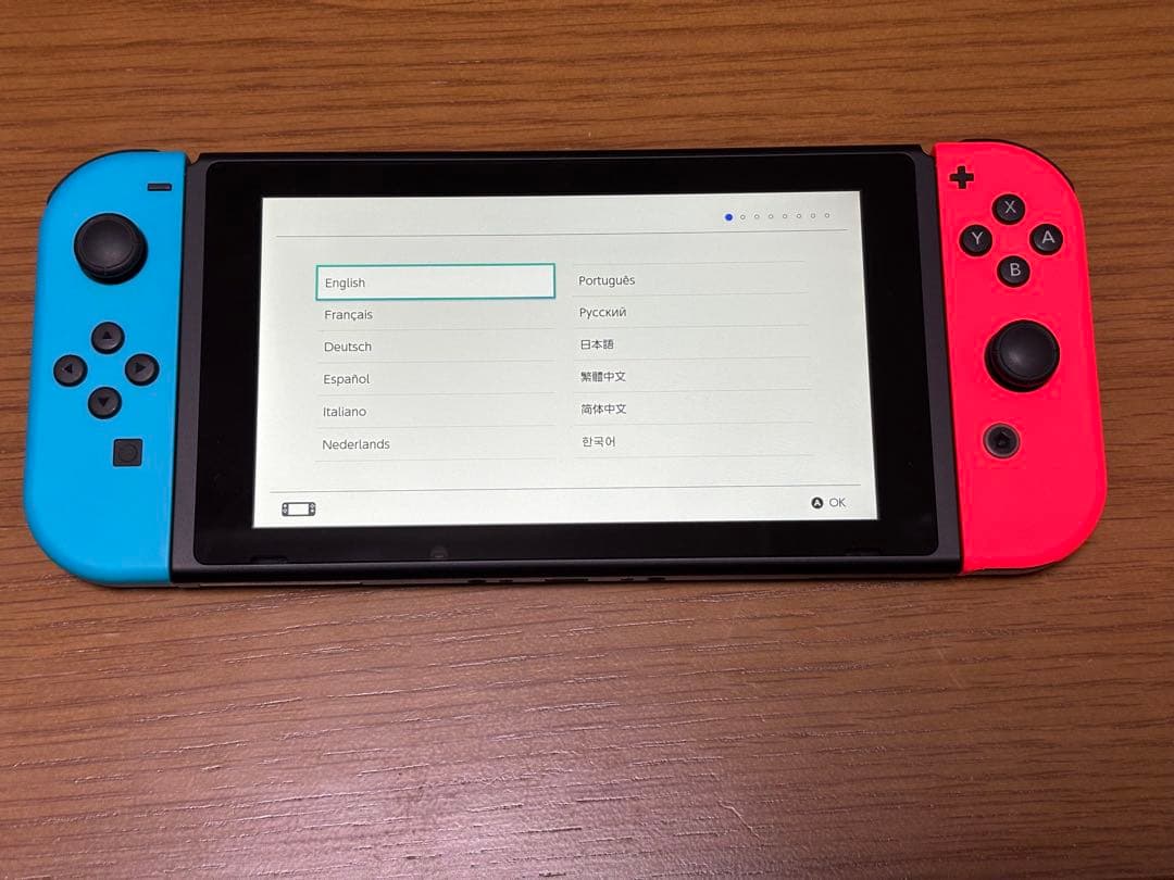 Nintendo Switch 本体 青/オレンジ Joy-Con付き