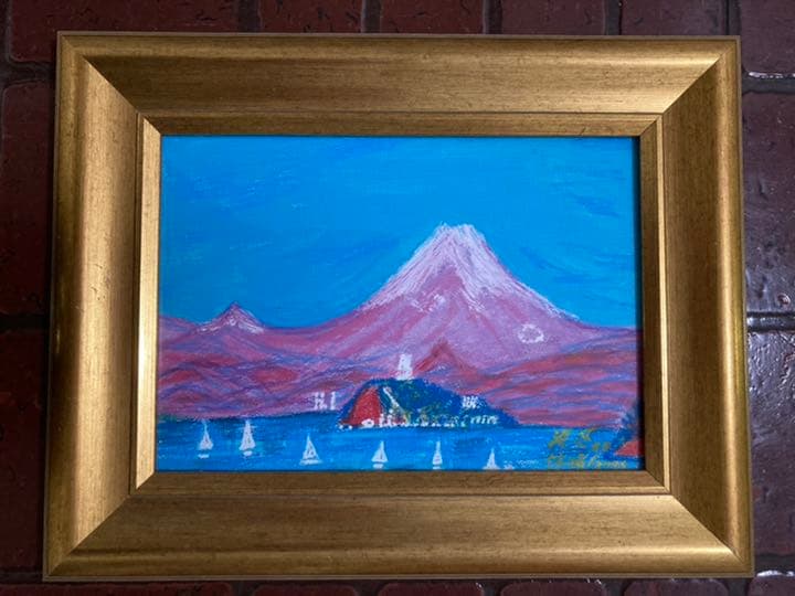 幻想絵画、空飛ぶ画家糸川裕志の富士山曼荼羅の一点