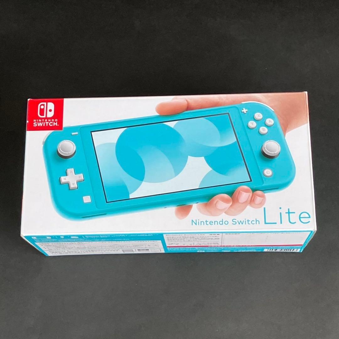 m*2様 Nintendo Switch Lite 本体 ターコイズ　あつまれど