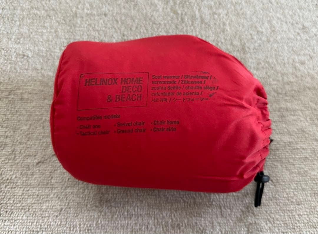 【未使用】Helinox ダウン シートウォーマー ＋ロッキングフット
