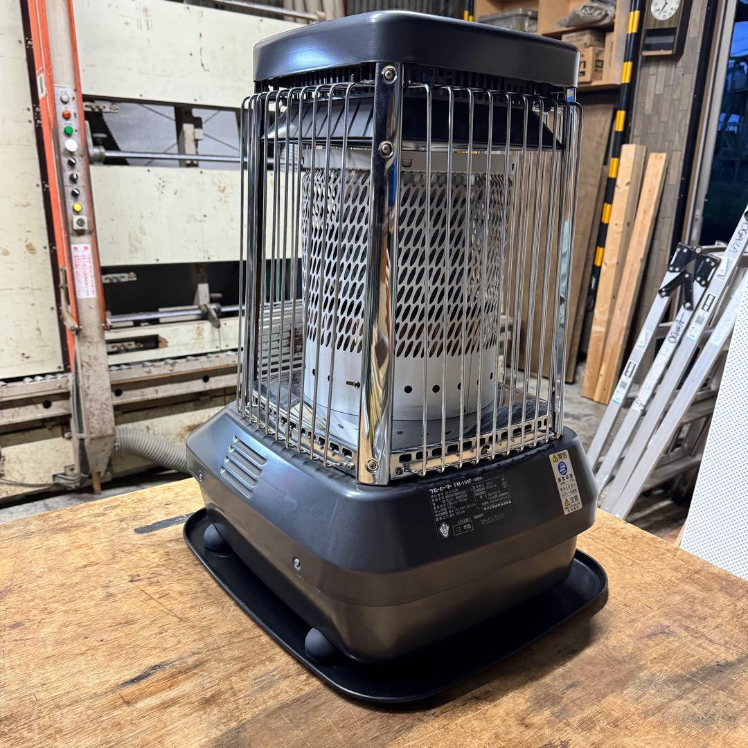 ①DAINICHI FM-196F ガスファンヒーター 円筒形 安全ガード付き