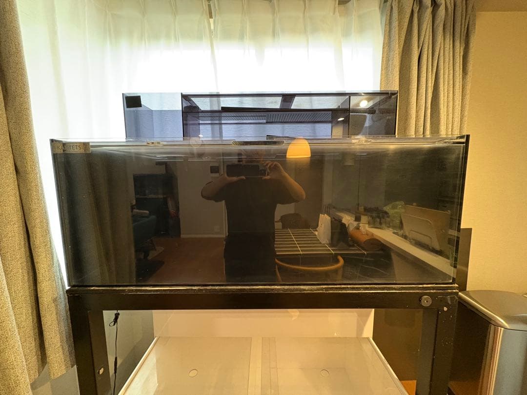 AQUA　　引取限定　カンテツ水槽 上下2段セット　東京練馬区