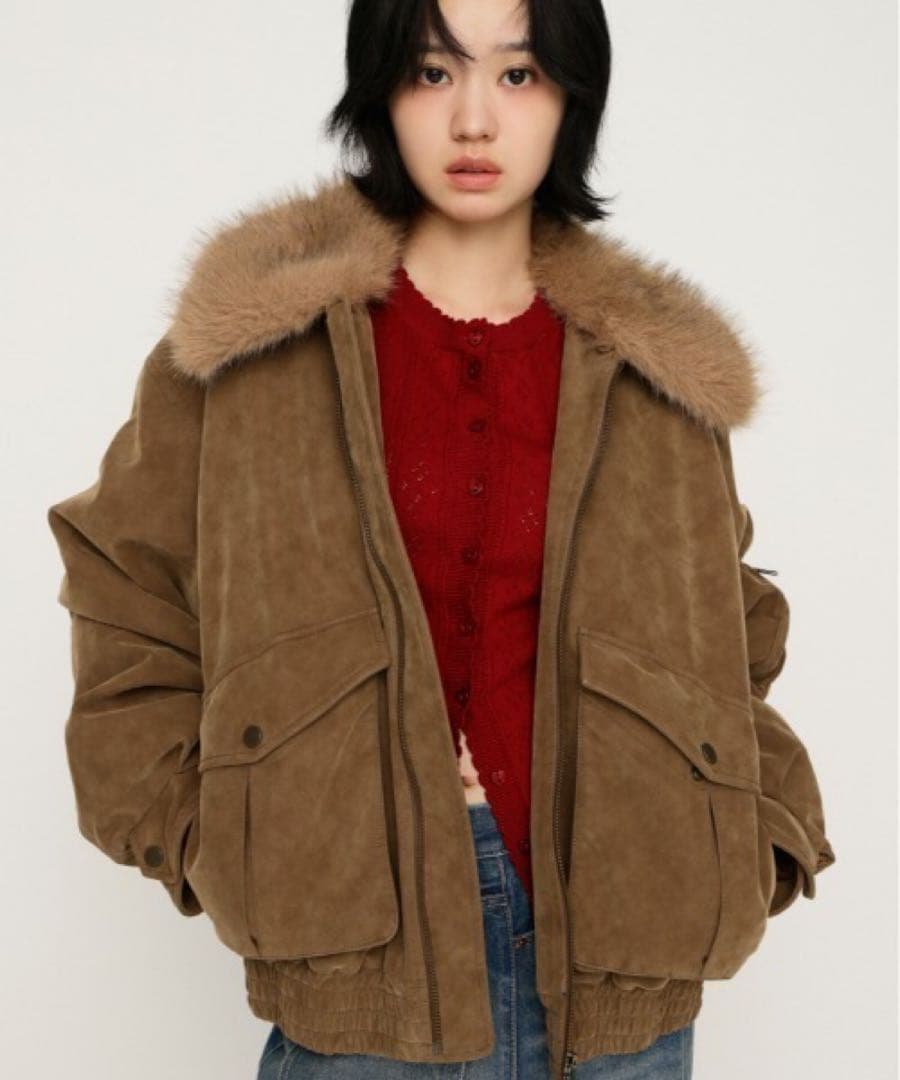 SLY ジャケット ブルゾン コート ウォッシュド パッファー ブルゾン