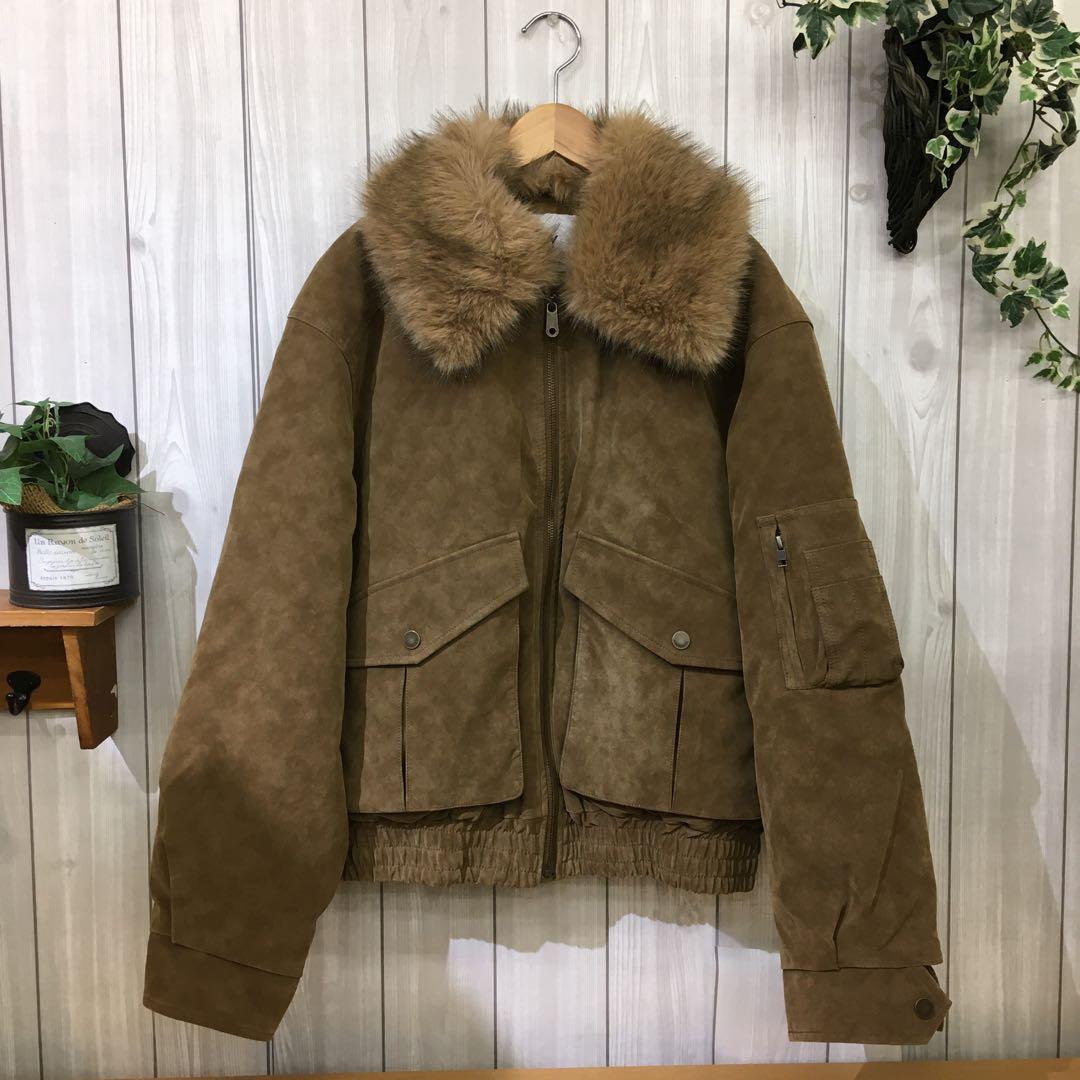 SLY ジャケット ブルゾン コート ウォッシュド パッファー ブルゾン