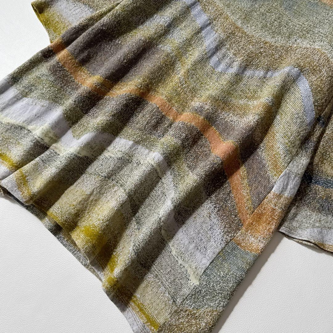 ヨーガンレール サハラ チュニック ジャガード 綿 ウール プルオーバー M