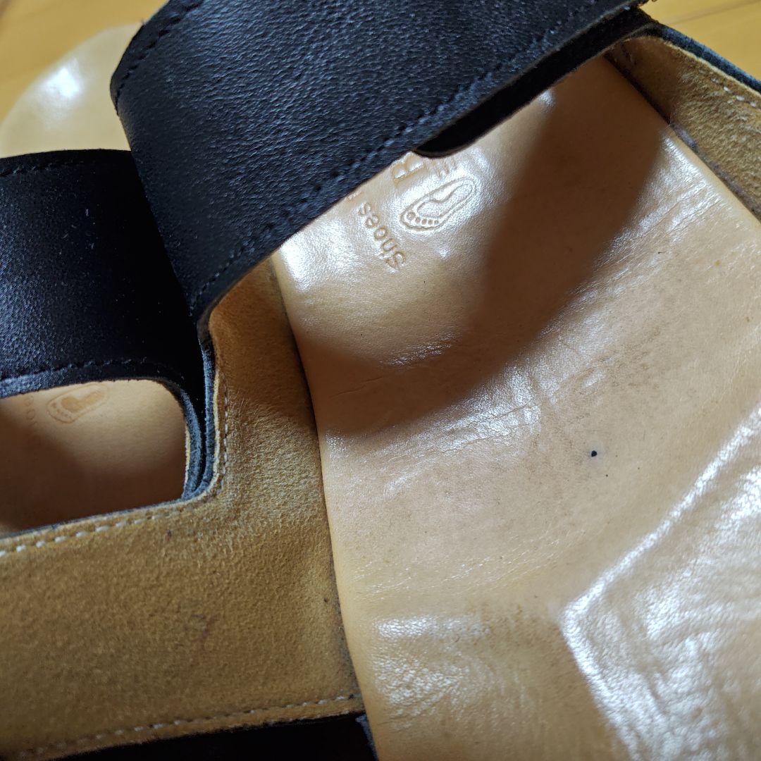 BENESU 　装飾付きおりゃれサンダル2076BK 23.0