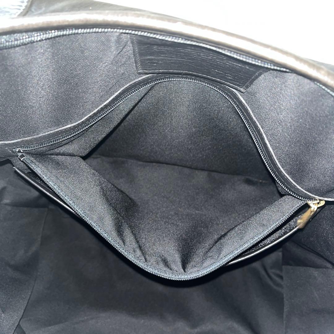 オールドコーチ　2way　ボストンバッグ　レザー　黒　ブラック　大容量　USA製