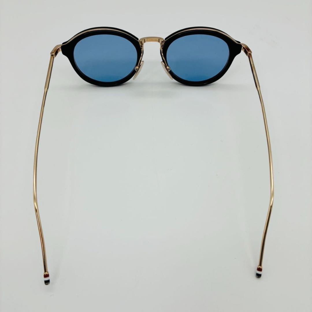 トムブラウン TB-011 サングラス ブルーレンズ 芸能人着用モデル