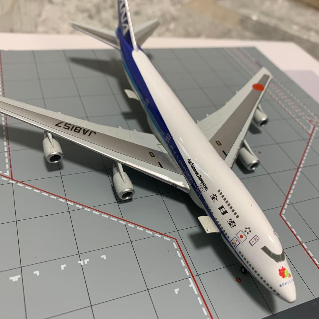 ANA 全日空　1/400 B747-SR100 ジャンボジェット　航空機模型