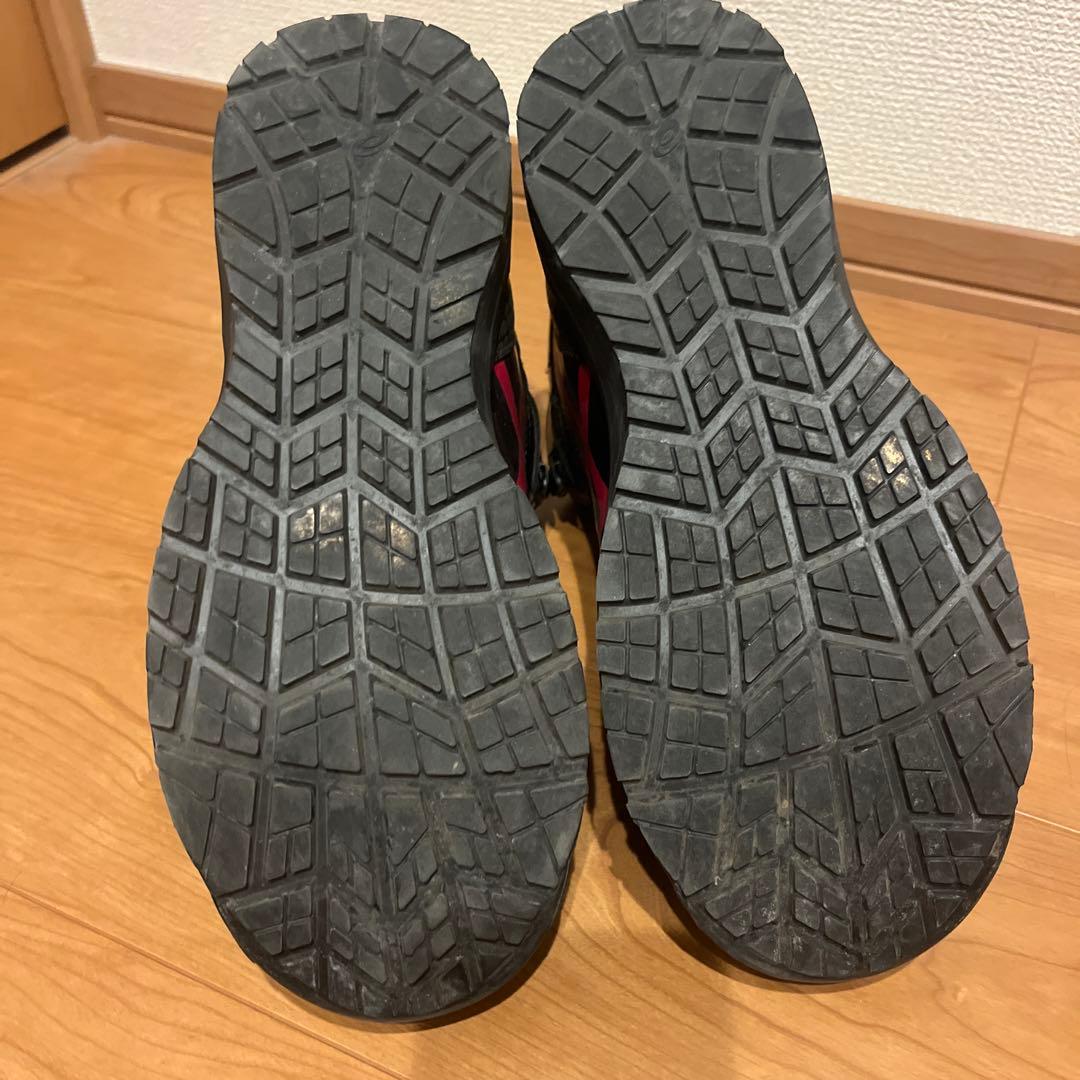 アシックス　安全靴　BOA 蛇柄　25.5cm